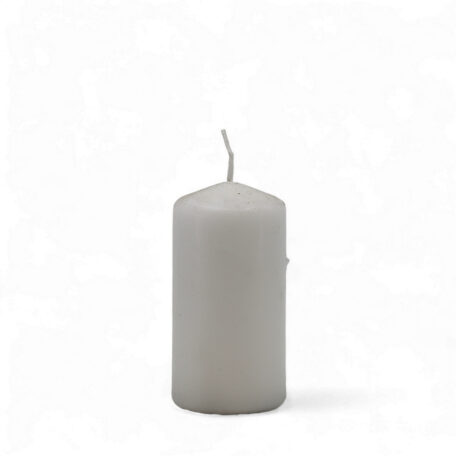 Bougie ronde 'Blanc' Ø50mm - hauteur 100mm