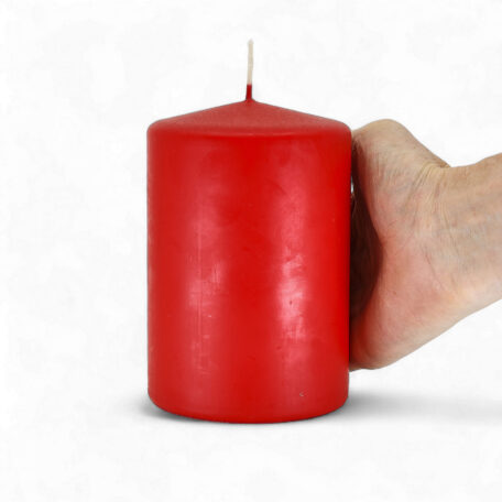 Bougie ronde 'Rubin' Ø100mm hauteur 150mm