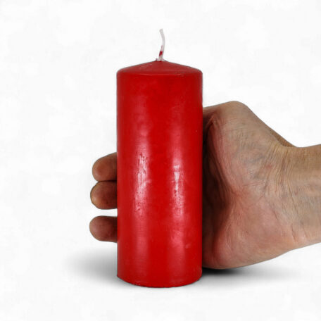 Bougie ronde 'Rubin' Ø60mm hauteur 150mm