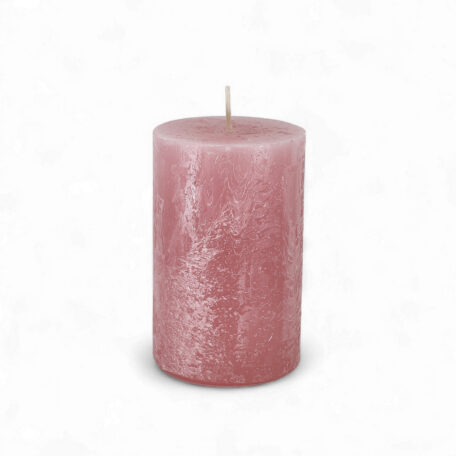 Kerze Rustic 'Antikrosa' Ø70mm Höhe 110mm