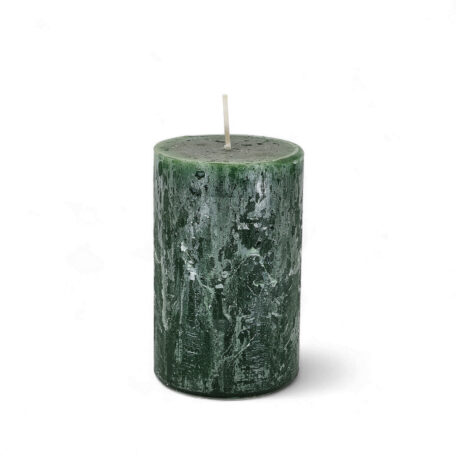 Kerze Rustic 'Jägergrün' Ø70mm Höhe 110mm