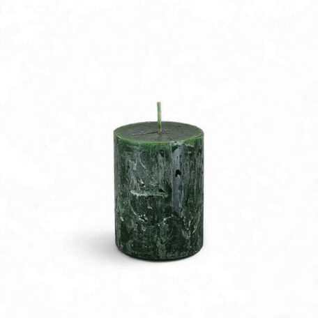 Kerze Rustic 'Jägergrün' Ø60mm Höhe 110mm