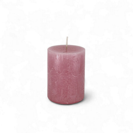 Kerze Rustic 'Antikrosa' Ø60mm Höhe 80mm