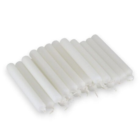 Baumkerzen h105mm d13mm weiss - 20 Stück