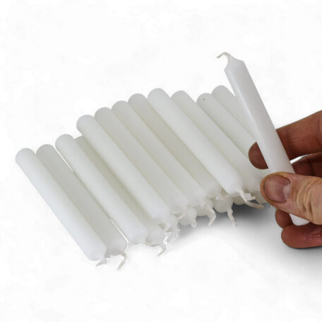 Baumkerzen h105mm d13mm weiss - 20 Stück