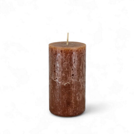 Kerze Rustic 'Marone' Ø60mm Höhe 110mm