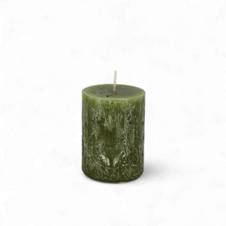 Kerze Rustic 'Olive' Ø60mm Höhe 80mm