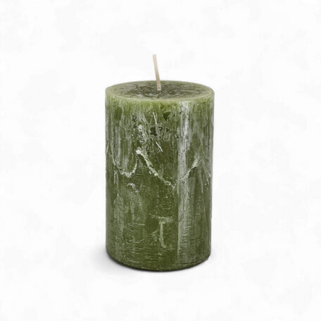 Kerze Rustic 'Olive' Ø70mm Höhe 110mm