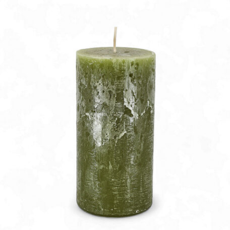 Kerze Rustic 'Olive' Ø70mm Höhe 140mm