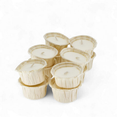 Teelicht 'Papier' 6h à 12 Stück