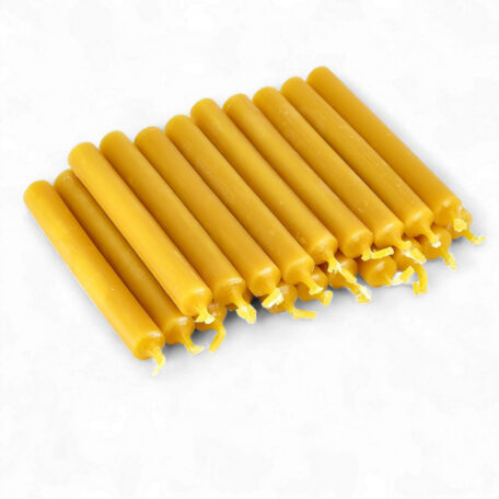 Baumkerzen h105mm d13mm Bienenwachs - 20 Stück