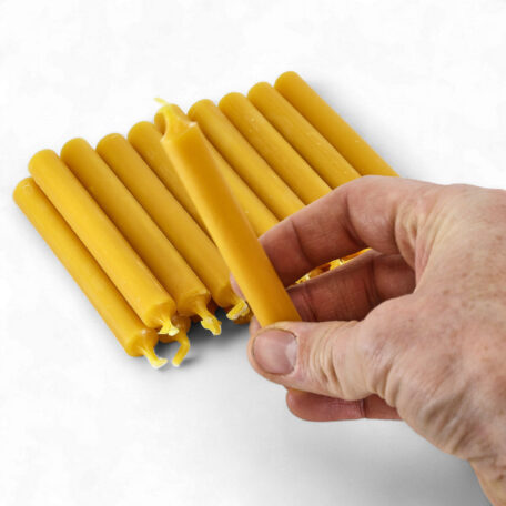 Baumkerzen h105mm d13mm Bienenwachs - 20 Stück