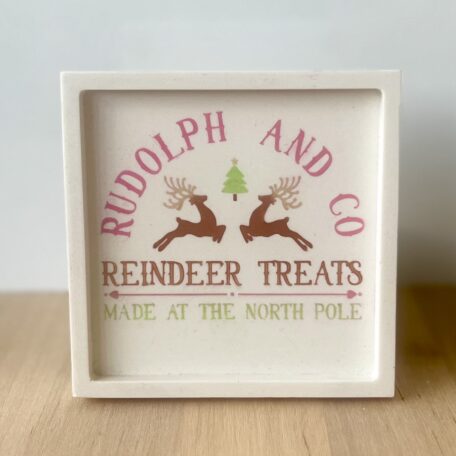 Plateau carré Rudolph & Co.