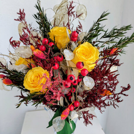 Trockenblumenstrauss