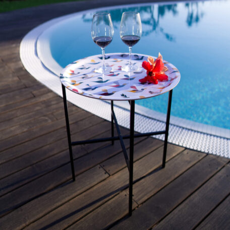 Verspielter Beistelltisch 'Ally and Friends', Ø 46 cm