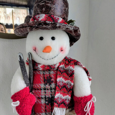 Bonhomme de neige avec chapeau