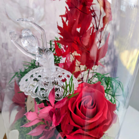 Glasglocke Tanz und Liebe