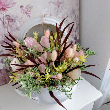 Blumige Suppenschüssel