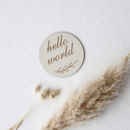 Boîte cadeau bébé blanche 