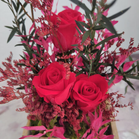 Holztopf - Die beiden Herzen