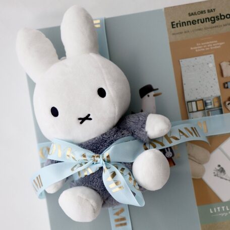 Boîte à souvenirs de bébé bleue - Miffy