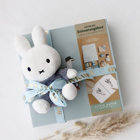 Boîte à souvenirs de bébé bleue - Miffy