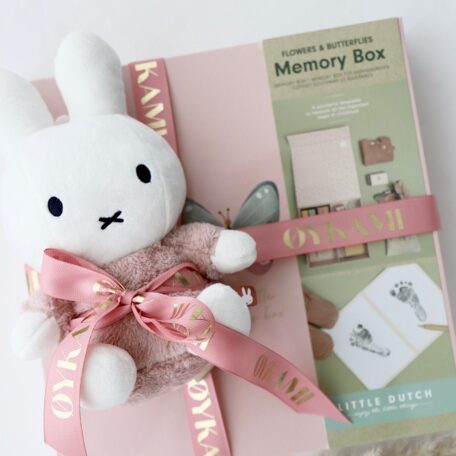 Boîte à souvenirs de bébé rose - Miffy