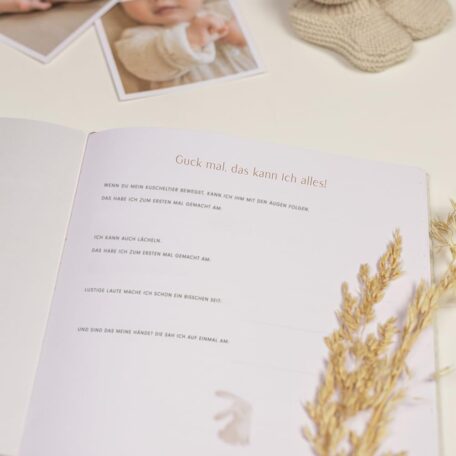 Livre de souvenirs de bébé 