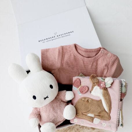 Boîte cadeau bébé 2 - Miffy rose
