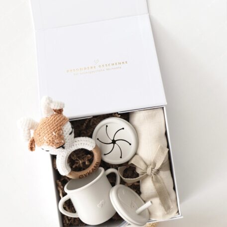 Boîte cadeau pour bébé Beige 