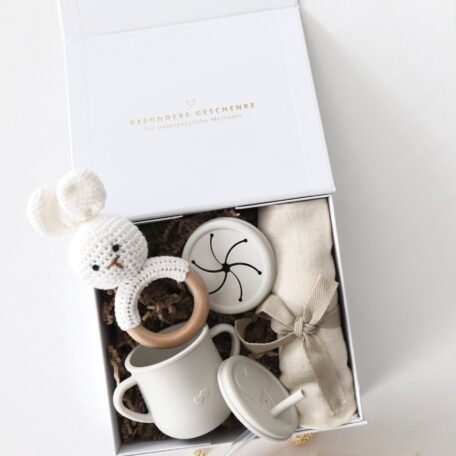 Boîte cadeau pour bébé Beige 