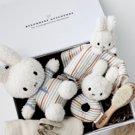 Baby Geschenkbox Miffy Streifen