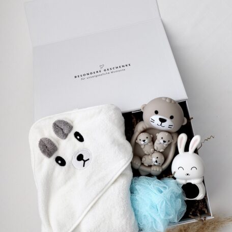 Boîte de bain Ours - Bleu