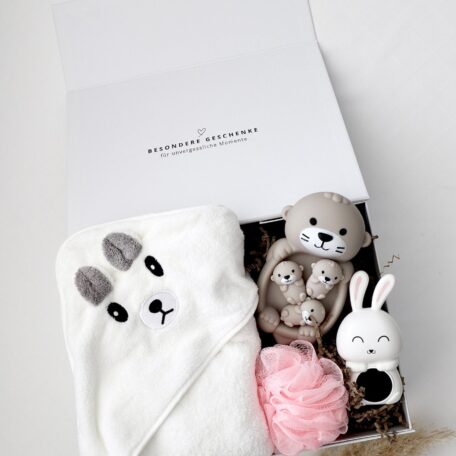 Boîte de bain Ours - Rose