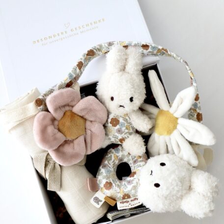 Box Miffy Unterwegs Flowers Beige