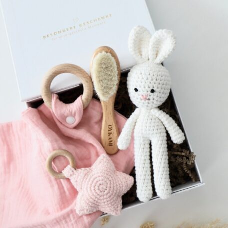 Boîte cadeau Lapin - Rose