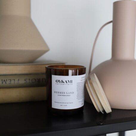 Set cadeau bougie parfumée dans un sac en coton - H. Land