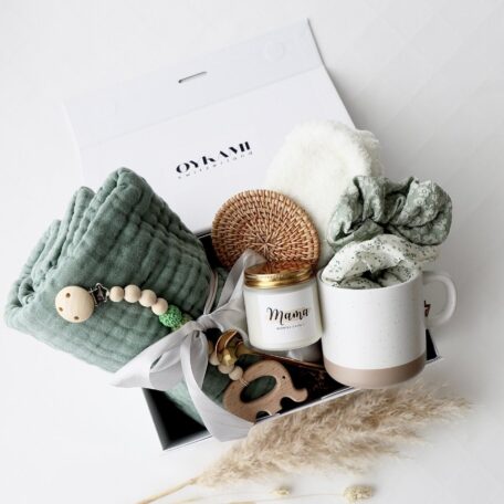 Coffret cadeau Maman & Bébé Vert