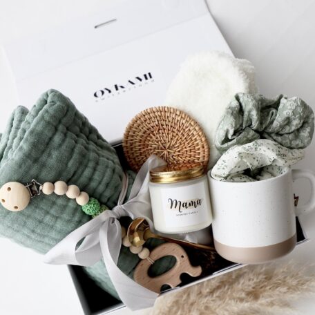 Coffret cadeau Maman & Bébé Vert