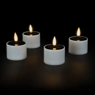 Tealights solaires 4 pièces
