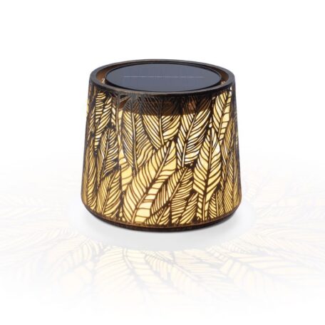 Solar Antic Sombra Lanterne 18x16cm noir