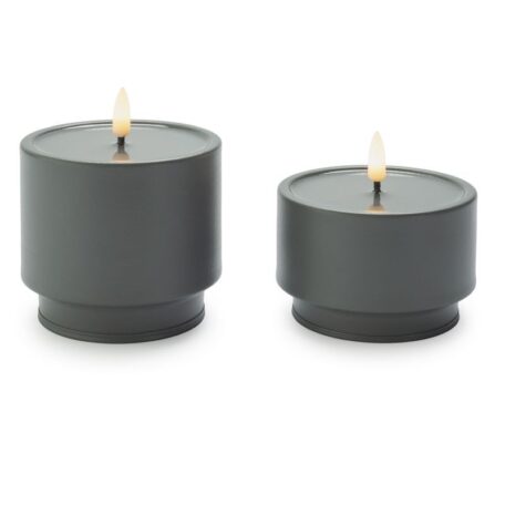 Ambiente Candle Set grau