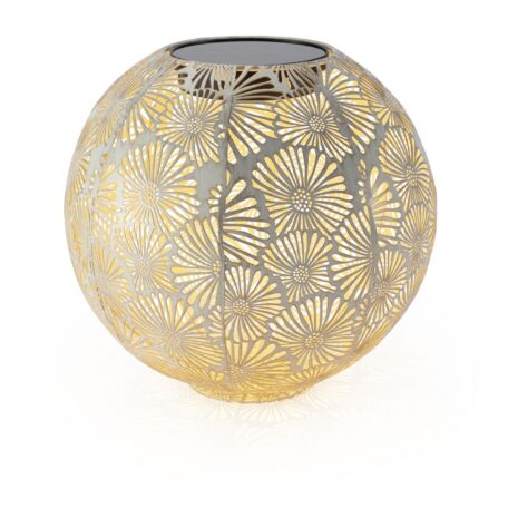 Solar Antic Ball Blossom 30 cm weiss