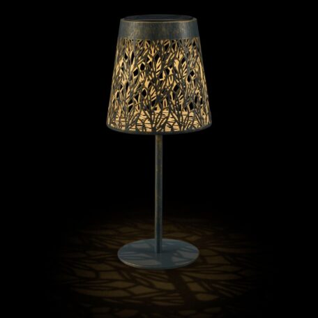 Solar Antic Lamp Verdoso 13x30cm grün