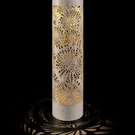 Solar Antic Pillar Blossom 9.5x38cm blanc