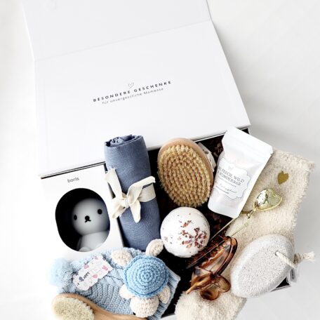 Mama-Baby Geschenkbox „Arbon“ Blau