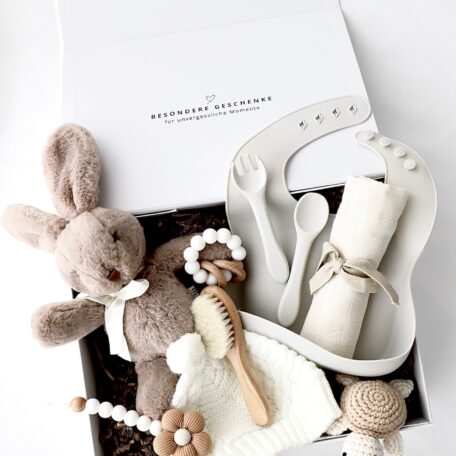 Baby Geschenkbox „Lunelle“ weiss