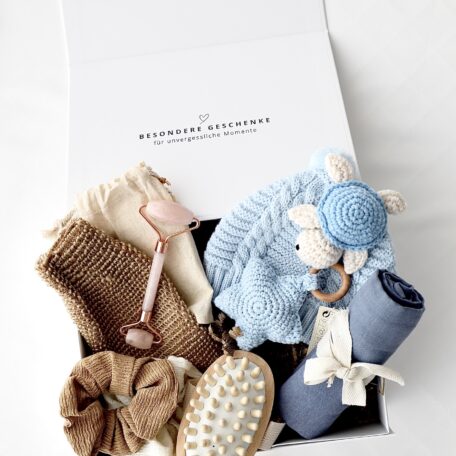Mama-Baby Geschenkbox „Elora“ Blau
