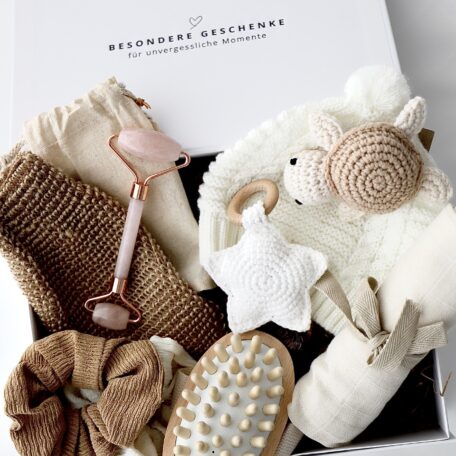 Mama-Baby Geschenkbox „Elora“ Weiss