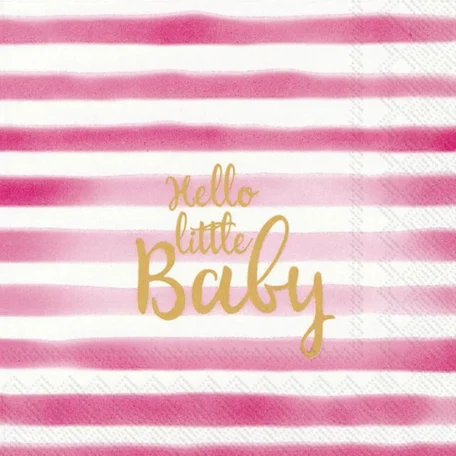 Serviettes de table | Hello Baby - girl